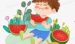 吃瓜男孩插画视频下载免费,免费下载的趣味瞬间
